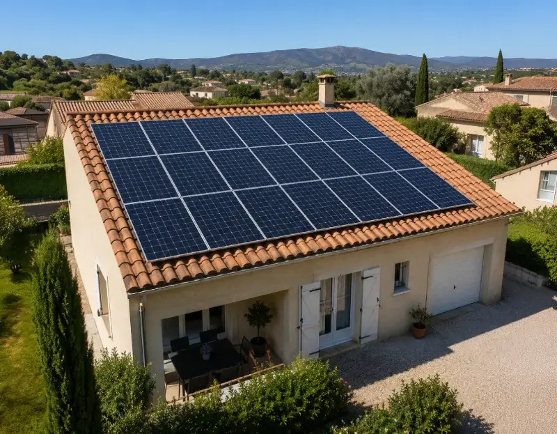 Prime à l'autoconsommation panneaux solaires Villevieille — aide financière de l'État